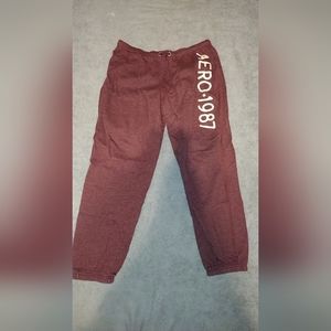 Aero maroon sweatpants